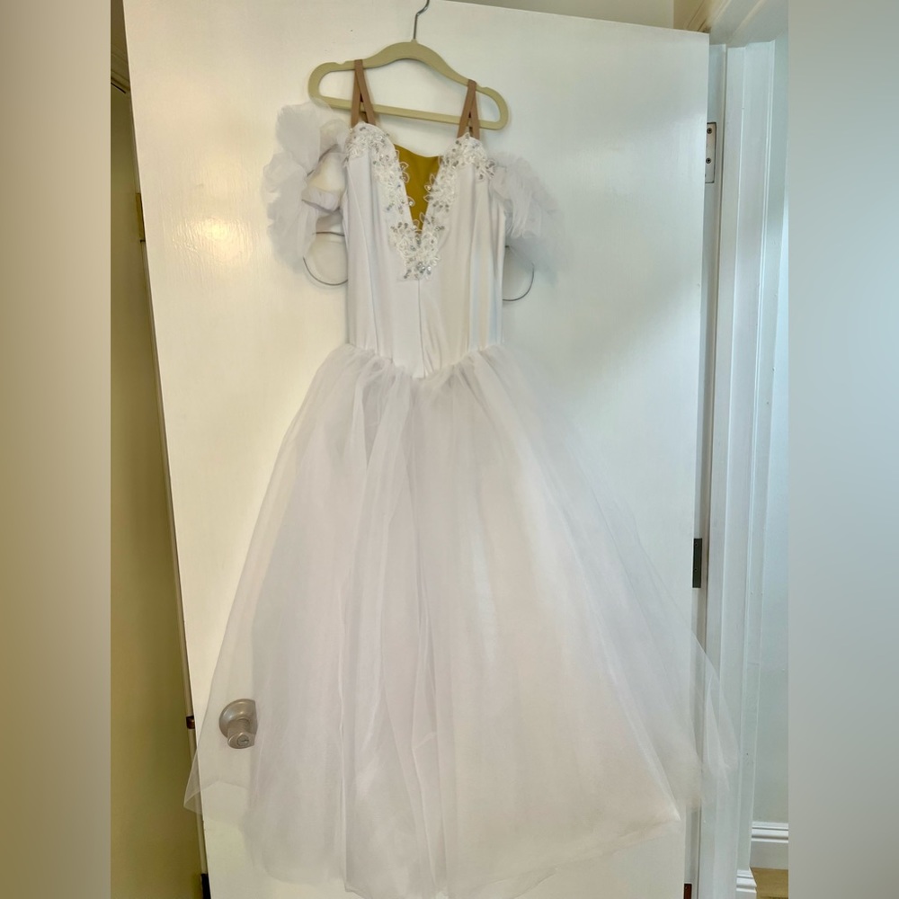 White romantic tutu